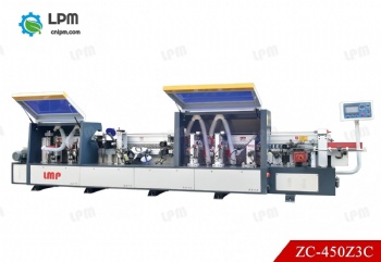 ZC-450Z3C Automatic edge banding machine with grooving and transfer printing
