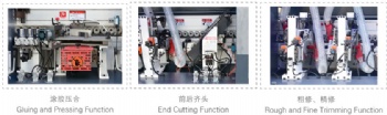 ZC-450Z3C Automatic edge banding machine with grooving and transfer printing